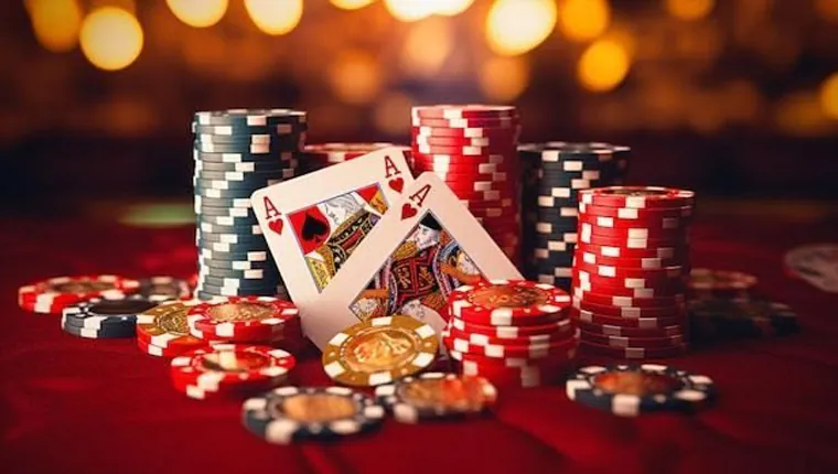 Person playing a table game on a mobile phone app