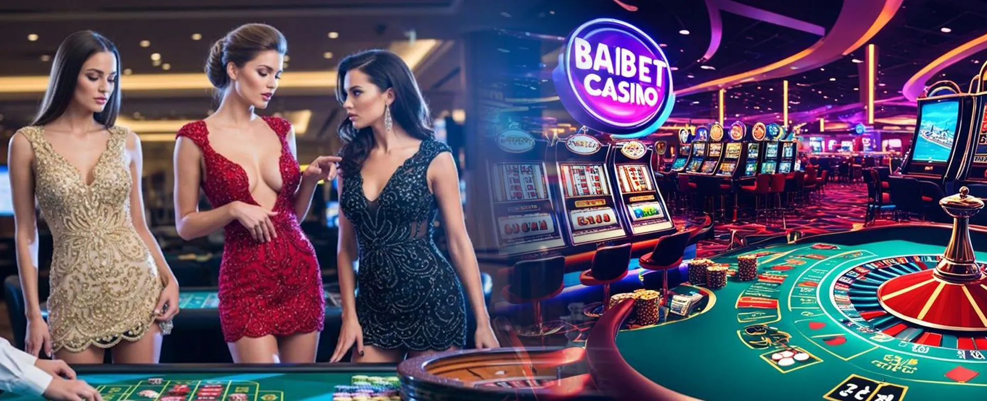 Luxurious online casino table games with golden and black chips