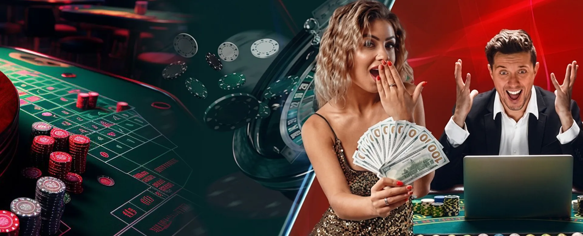 Exciting online table games with golden chips and cards